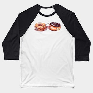 Smooching Donuts Baseball T-Shirt
